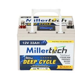 Tackle Shack Middlebury Millertech 12v 33AH Lithium Accessories