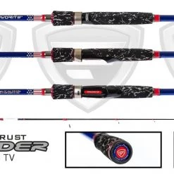 FavoriteUSA Spinning Rods DEFENDER LUNKERS TV SPINNING ROD 7'3" MH